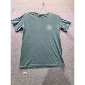 Nature Backs Comfort Colors Graphic T-Shirt Mens Small Teal Blue Green Retro S